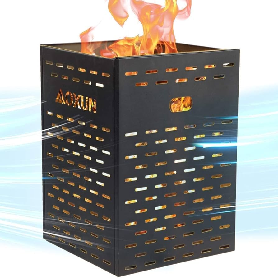 Amazon.com: Aoxun 63 Gallon Ultra Thick Burn Barrel for Yard